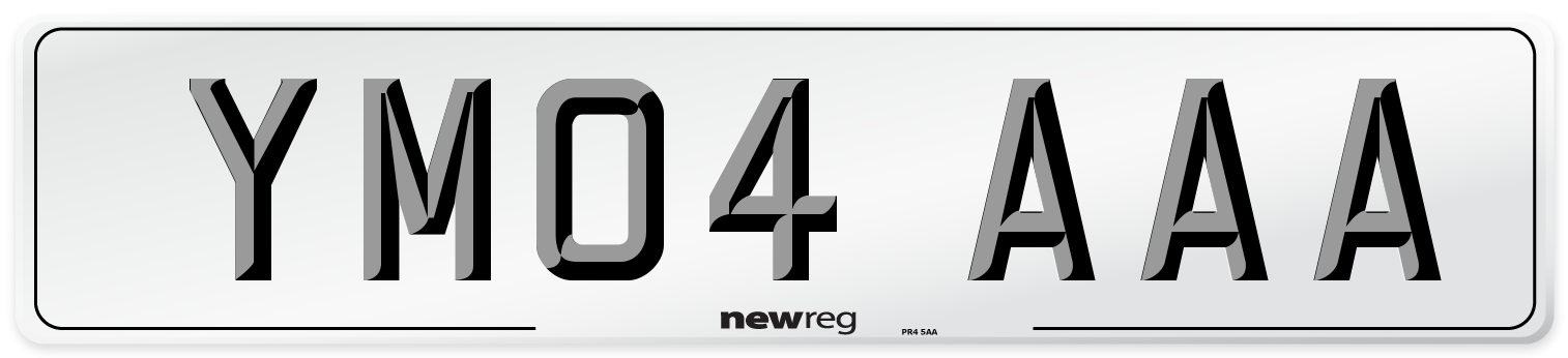 YM04 AAA Number Plate from New Reg